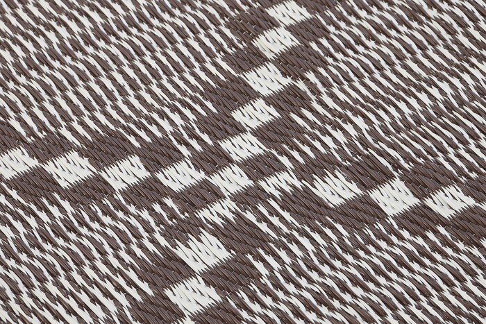 DKD Home Decor Alfombra Marrón Beige 210 x 150 cm (4 Unidades) Poliéster