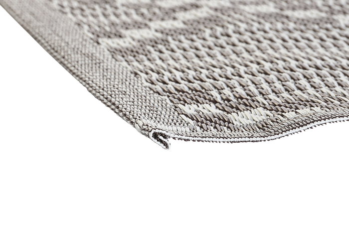 DKD Home Decor Alfombra Marrón Beige 210 x 150 cm (4 Unidades) Poliéster