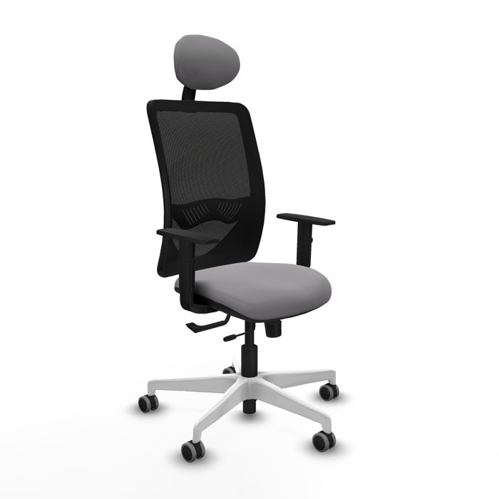 PIQUERAS Y CRESPO Silla de oficina Zulema con mecanismo Sincro/Traslack, Gris y Negro PIQUERAS Y CRESPO Silla de oficina Zulema con mecanismo Sincro/Traslack, Gris y Negro