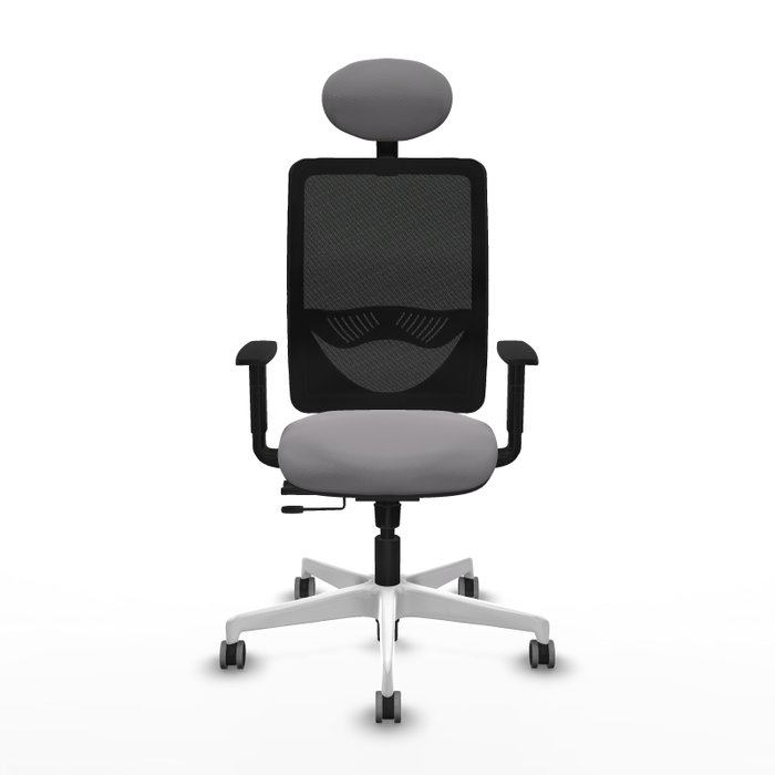 PIQUERAS Y CRESPO Silla de oficina Zulema con mecanismo Sincro/Traslack, Gris y Negro PIQUERAS Y CRESPO Silla de oficina Zulema con mecanismo Sincro/Traslack, Gris y Negro