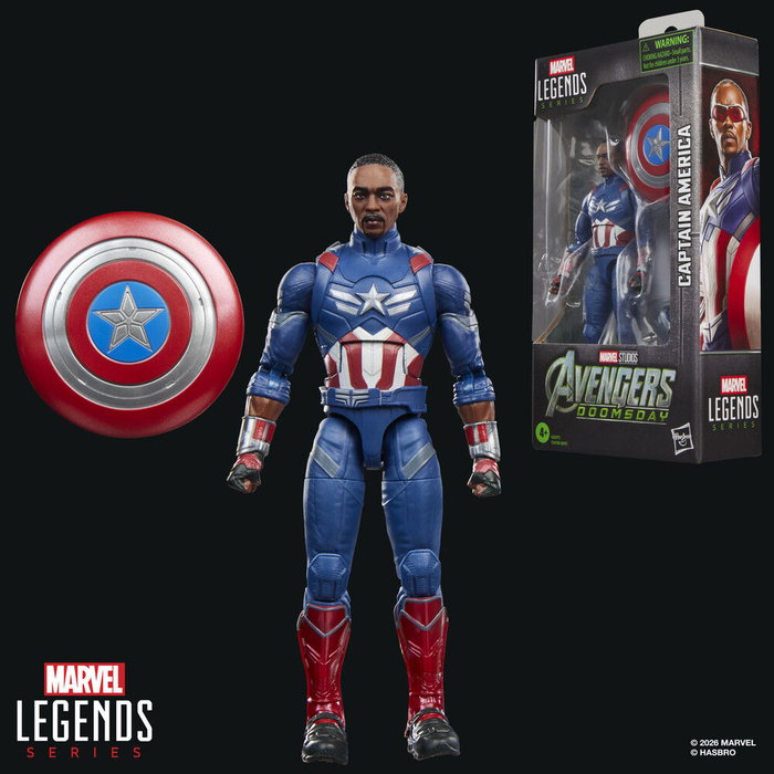 Hasbro Marvel Legends Series Avengers: Doomsday Captain America Hasbro Marvel Legends Series Avengers: Doomsday Captain America