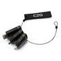 C2G 29878 Adaptador HDMI, DisplayPort, Mini DisplayPort y USB-C - Negro