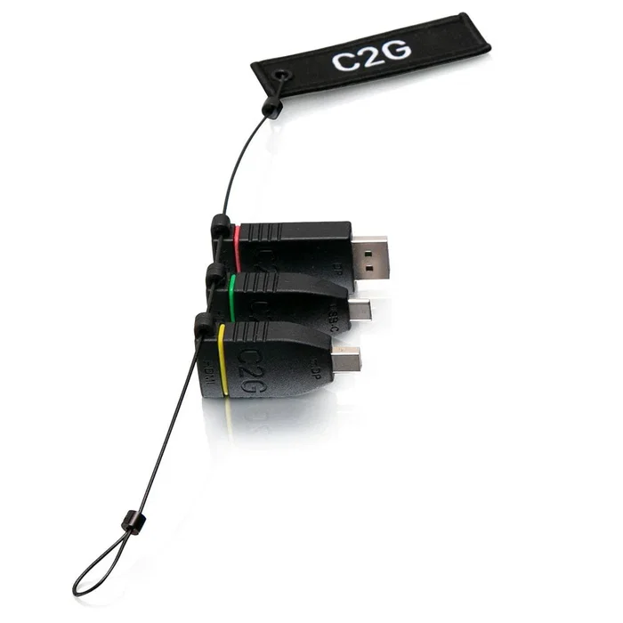 C2G 29878 Adaptador HDMI, DisplayPort, Mini DisplayPort y USB-C - Negro C2G 29878 Adaptador HDMI, DisplayPort, Mini DisplayPort y USB-C - Negro