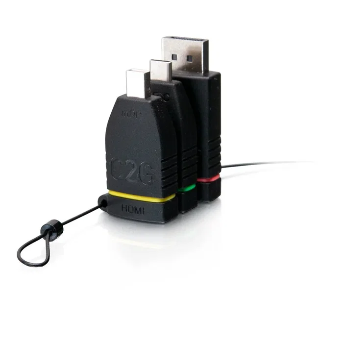 C2G 29878 Adaptador HDMI, DisplayPort, Mini DisplayPort y USB-C - Negro C2G 29878 Adaptador HDMI, DisplayPort, Mini DisplayPort y USB-C - Negro