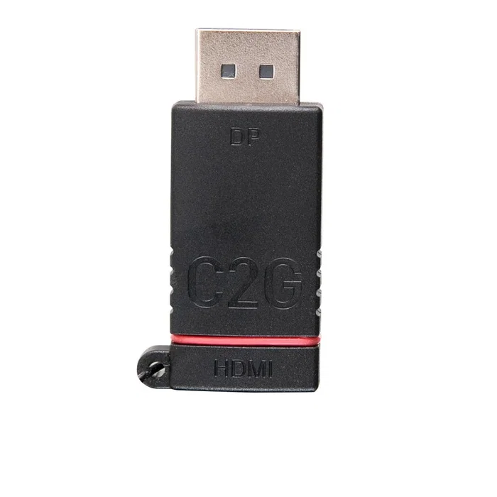 C2G 29878 Adaptador HDMI, DisplayPort, Mini DisplayPort y USB-C - Negro C2G 29878 Adaptador HDMI, DisplayPort, Mini DisplayPort y USB-C - Negro