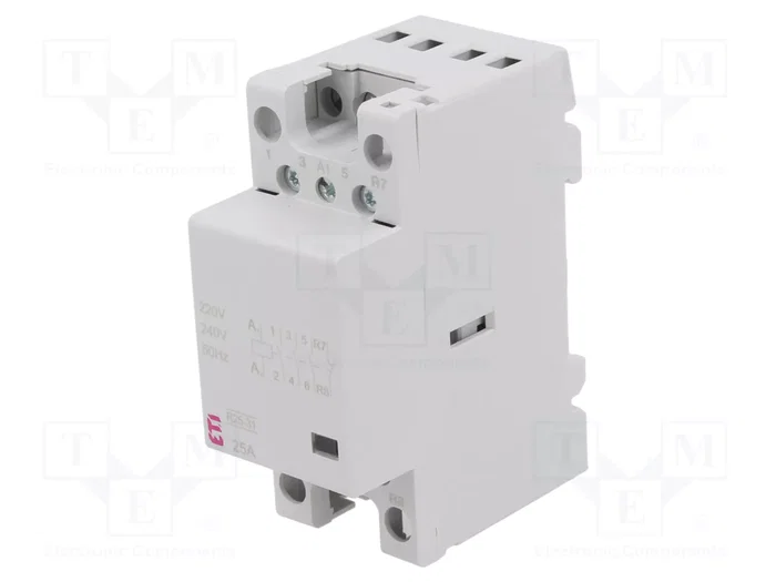 ETI POLAM Contactor 4-polar de instalación 25A 230VAC R ETI POLAM Contactor 4-polar de instalación 25A 230VAC R