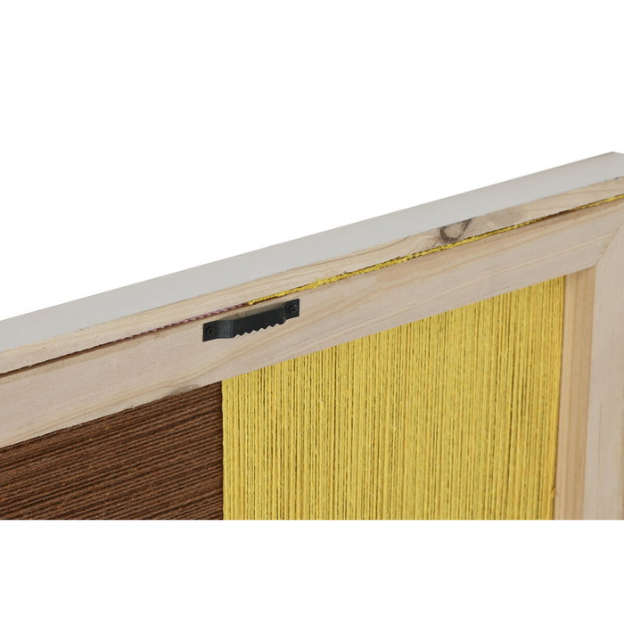 DKD Home Decor Cuadro Algodón Abeto 50x50 cm con Acabado 3D (Pack de 2)