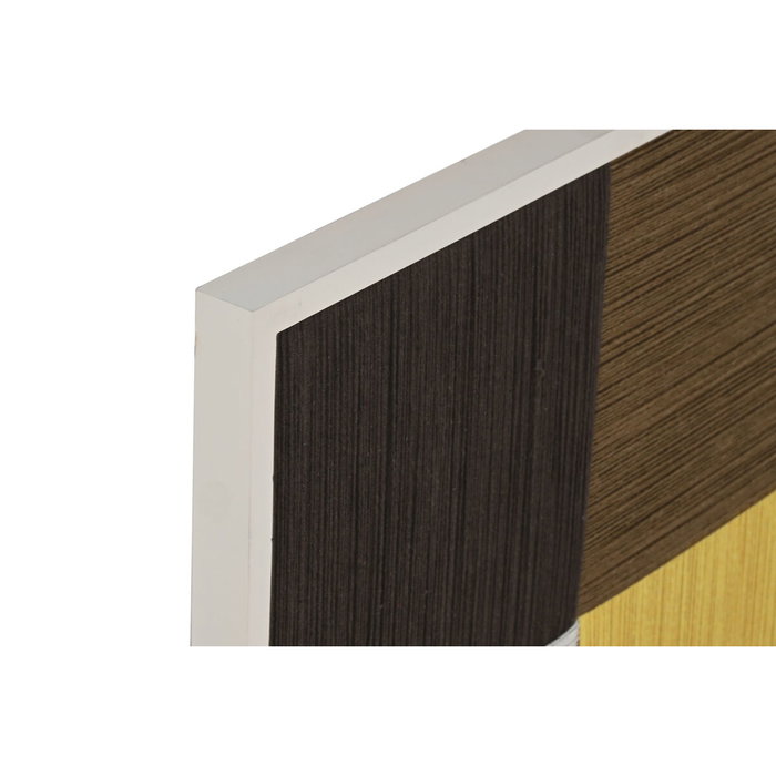 DKD Home Decor Cuadro Algodón Abeto 50x50 cm con Acabado 3D (Pack de 2)