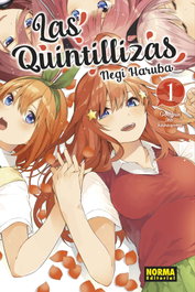 Las Quintillizas 01, Negi Haruba - Norma Editorial