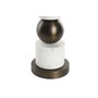 DKD Home Decor Lámpara de Sobremesa de Acero y Mármol en Bronce