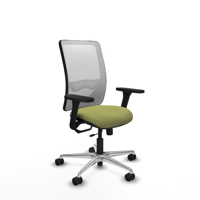 PIQUERAS Y CRESPO Silla de oficina Zulema con mecanismo Sincro/Traslack, Verde oliva y Blanco PIQUERAS Y CRESPO Silla de oficina Zulema con mecanismo Sincro/Traslack, Verde oliva y Blanco