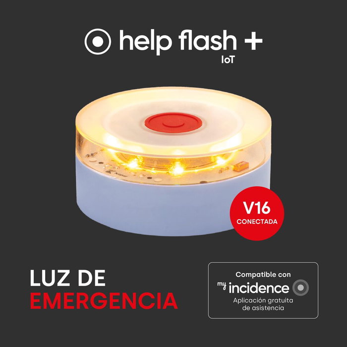Help Flash Baliza V16 IoT+ con Geolocalización DGT 3.0 y Conectividad Incluida Help Flash Baliza V16 IoT+ con Geolocalización DGT 3.0 y Conectividad Incluida