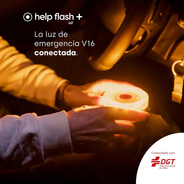 Help Flash Baliza V16 IoT+ con Geolocalización DGT 3.0 y Conectividad Incluida Help Flash Baliza V16 IoT+ con Geolocalización DGT 3.0 y Conectividad Incluida