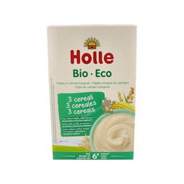 HOLLE Papilla 3 Cereales Eco Sg +6 Meses 250gr