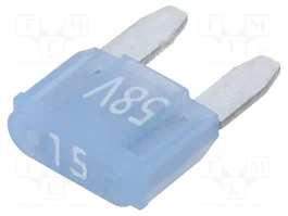 ESKA Fusible de cartucho MINI azul 15A 58VDC