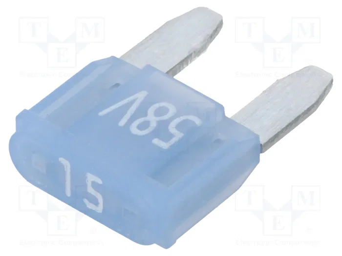 ESKA Fusible de cartucho MINI azul 15A 58VDC ESKA Fusible de cartucho MINI azul 15A 58VDC