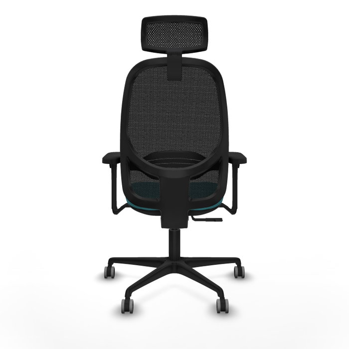 PIQUERAS Y CRESPO Silla de oficina Cilanco con mecanismo Sincro, Turquesa y Negro PIQUERAS Y CRESPO Silla de oficina Cilanco con mecanismo Sincro, Turquesa y Negro