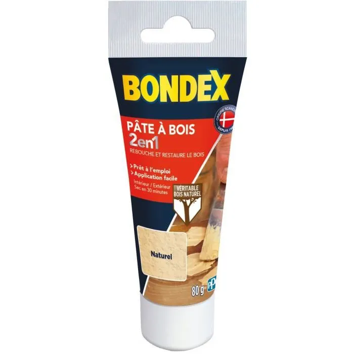Bondex Pasta de madera natural 420480 - 80 g Bondex Pasta de madera natural 420480 - 80 g