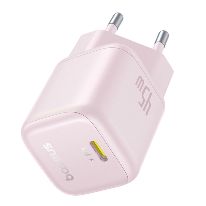 Baseus PicoGo GaN cargador 45W EU rosa Baseus PicoGo GaN cargador 45W EU rosa