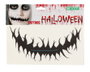 Tatuaje Temporal de Maquillaje Halloween - Boca Esqueleto con Dientes Afilados, Diseño Gótico para Fiestas y Disfraces