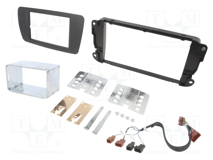 ACV Bastidor de montaje de radio 2 DIN para Seat Ibiza (6J Facelift) 2012-2015, negro ACV Bastidor de montaje de radio 2 DIN para Seat Ibiza (6J Facelift) 2012-2015, negro