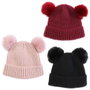 Sensly Gorro Invierno 2 Pompones Talla Única Medidas 23x5,5 cm Colores Surtidos
