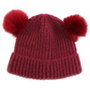 Sensly Gorro Invierno 2 Pompones Talla Única Medidas 23x5,5 cm Colores Surtidos