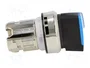 SIEMENS Interruptor Rotativo 22mm Azul 1 Posición Estable