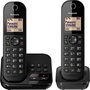 Panasonic KX-TGC422GB Duo Teléfono Inalámbrico Negro