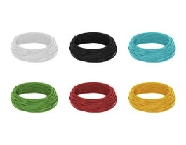 Innspiro Set de Alambre Recubierto de Papel 6 Colores Surtidos 3mm x 10m