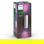 Philips Aplique de Exterior Hue White & Color Ambiance Appear, Acero Inoxidable, 1200lm