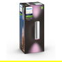 Philips Aplique de Exterior Hue White & Color Ambiance Appear, Acero Inoxidable, 1200lm