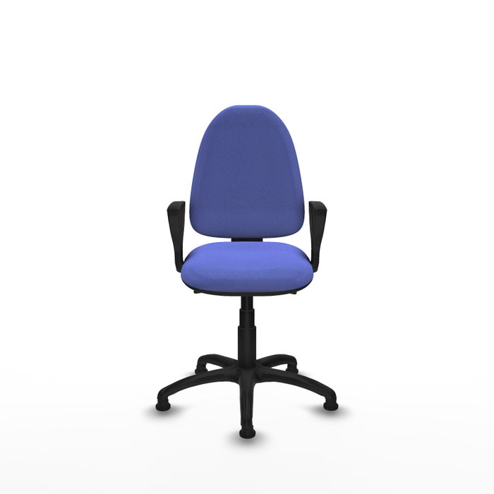 PIQUERAS Y CRESPO Silla de oficina Aýna con mecanismo Asincro, Azul claro
