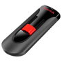 SanDisk Cruzer Glide USB 2.0 - Memoria USB 32 GB, Negro y Rojo, Tipo A, Protección por Contraseña AES 128-bit