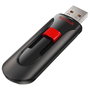 SanDisk Cruzer Glide USB 2.0 - Memoria USB 32 GB, Negro y Rojo, Tipo A, Protección por Contraseña AES 128-bit