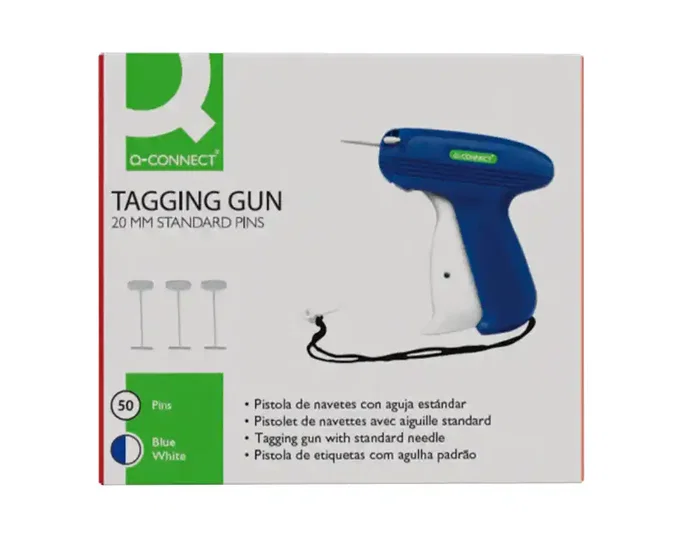 Q-connect Pistola de navetes con aguja estándar