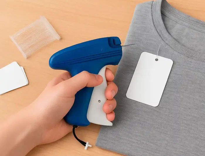 Q-connect Pistola de navetes con aguja estándar