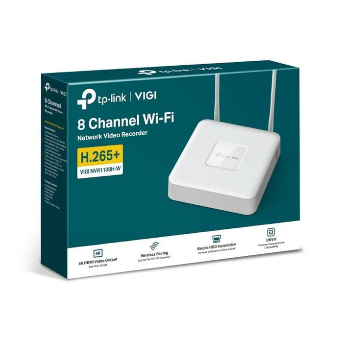 Tp-link VIGI NVR1108H-W NVR de 8 canales Blanco