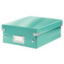 LEITZ Caja para almacenamiento Click&Store organizadora pequeña turquesa