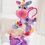 Playgro Activity Friend Unicornio Stella 0189036 - Juguete Bebé con Sonajero y Espejo - Multilingüe (Inglés, Francés, Alemán, Italiano, Portugués, Español)