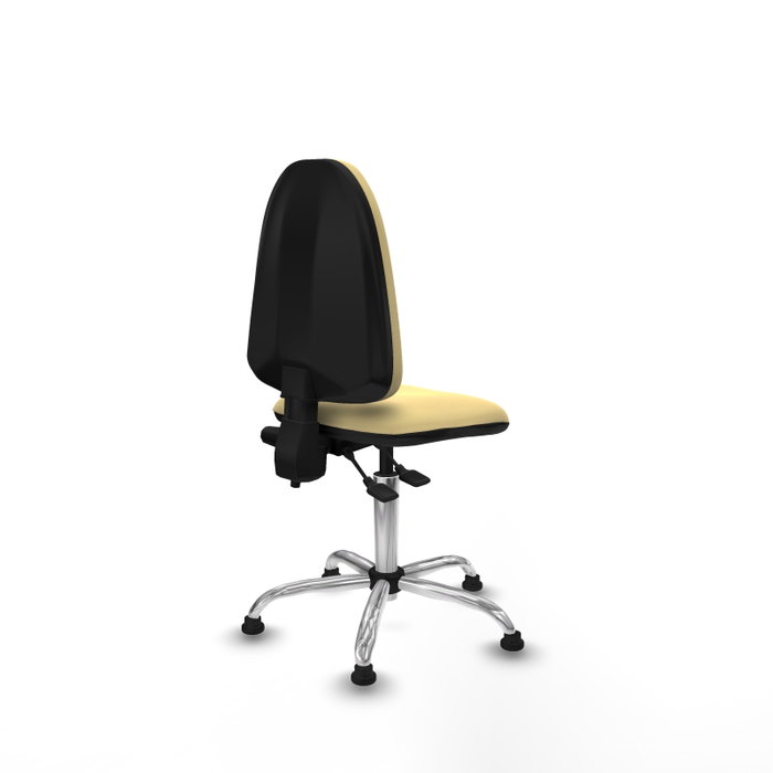 PIQUERAS Y CRESPO Silla de oficina Aýna Crema sin brazos PIQUERAS Y CRESPO Silla de oficina Aýna Crema sin brazos