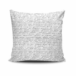 Aberto Design Funda de Cojín NKLF-203 - Algodón/Poliéster, 43x43 cm - Elegante y Cómoda para el Hogar