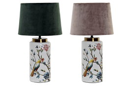 DKD Home Decor Lámpara de Sobremesa Metal Pájaro Surtida