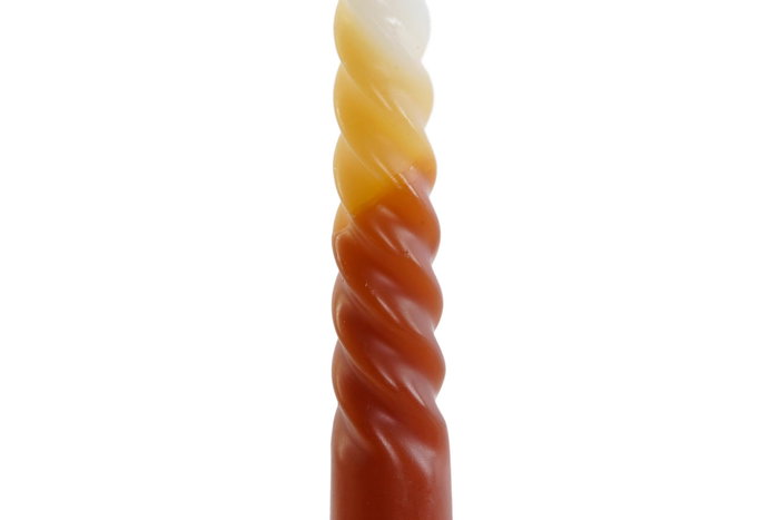 DKD Home Decor Set de 4 Velas de Cera de Parafina Bicolor 2x2x20 cm