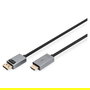 Digitus Cable Adaptador DisplayPort a HDMI Tipo A 3m Negro 4K Conector Derecho Macho Versión 2.0