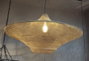 DKD Home Decor Lampara Techo Dorado Hierro 87 x 48 x 87 cm