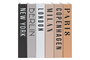 DKD Home Decor Caja Libro Basicos Multicolor Carton 26.5 x 17 x 4.2 cm (6 Unidades)