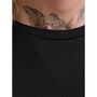 Camiseta de Manga Larga Hombre Jack & Jones Jjhayato Ls Crew Negro M