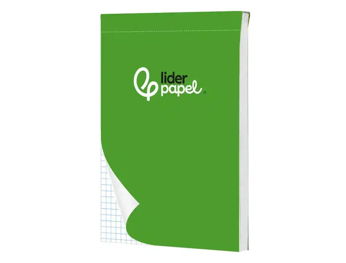 Liderpapel Bloc de Notas Cuadriculado 4mm B7 80 Hojas 60 g/m2 Perforado 70x125x90 mm
