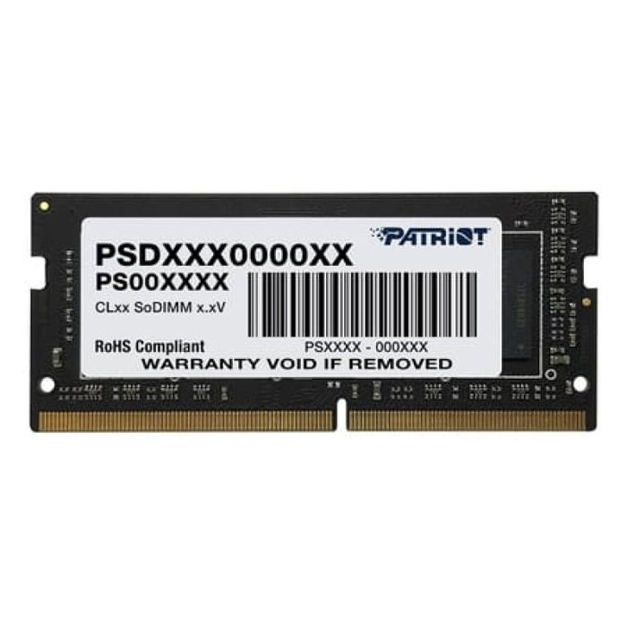 Patriot Signature Line DDR4 16GB 3200MHz SO-DIMM Memoria RAM Portátil (PSD416G320081S) Patriot Signature Line DDR4 16GB 3200MHz SO-DIMM Memoria RAM Portátil (PSD416G320081S)